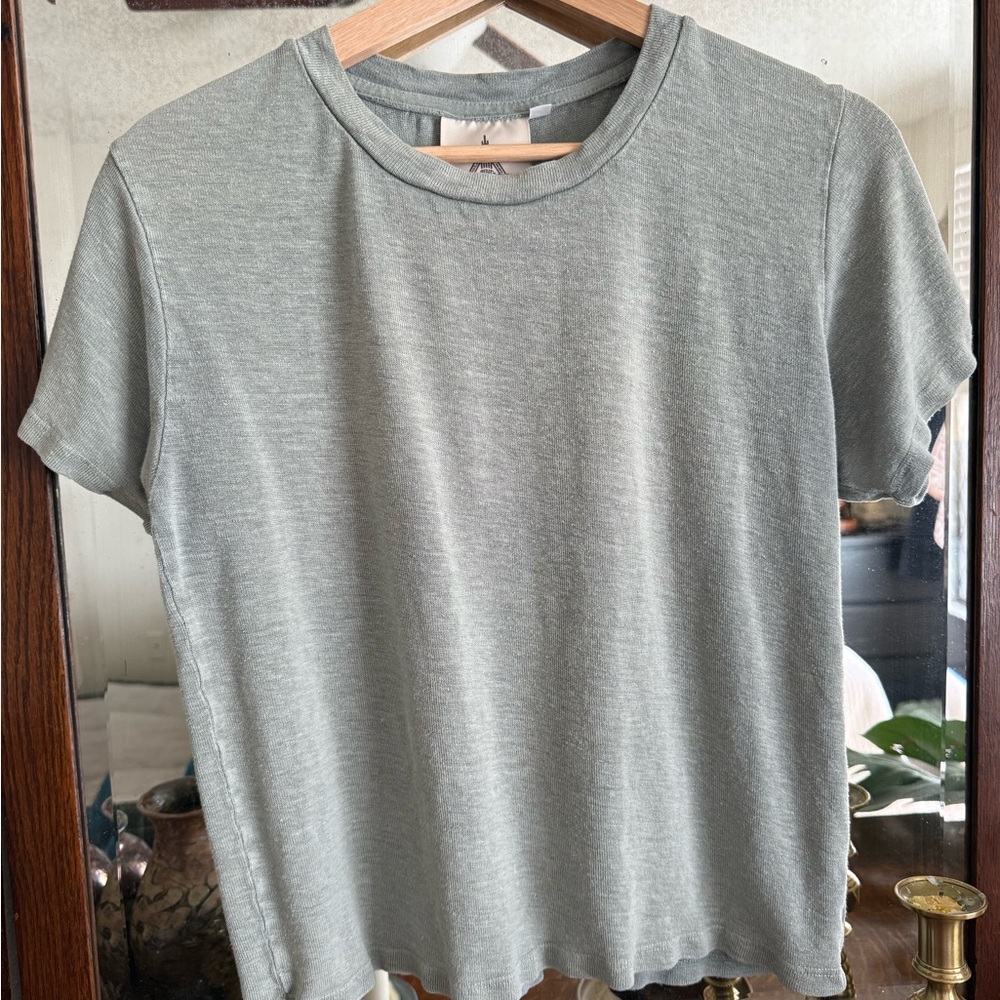 100% Hemp Cropped Lorel Tee